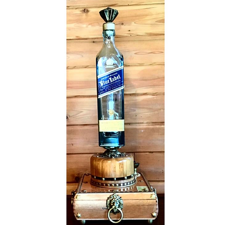 Johnnie Walker Blue Label Liquor Bottle Light